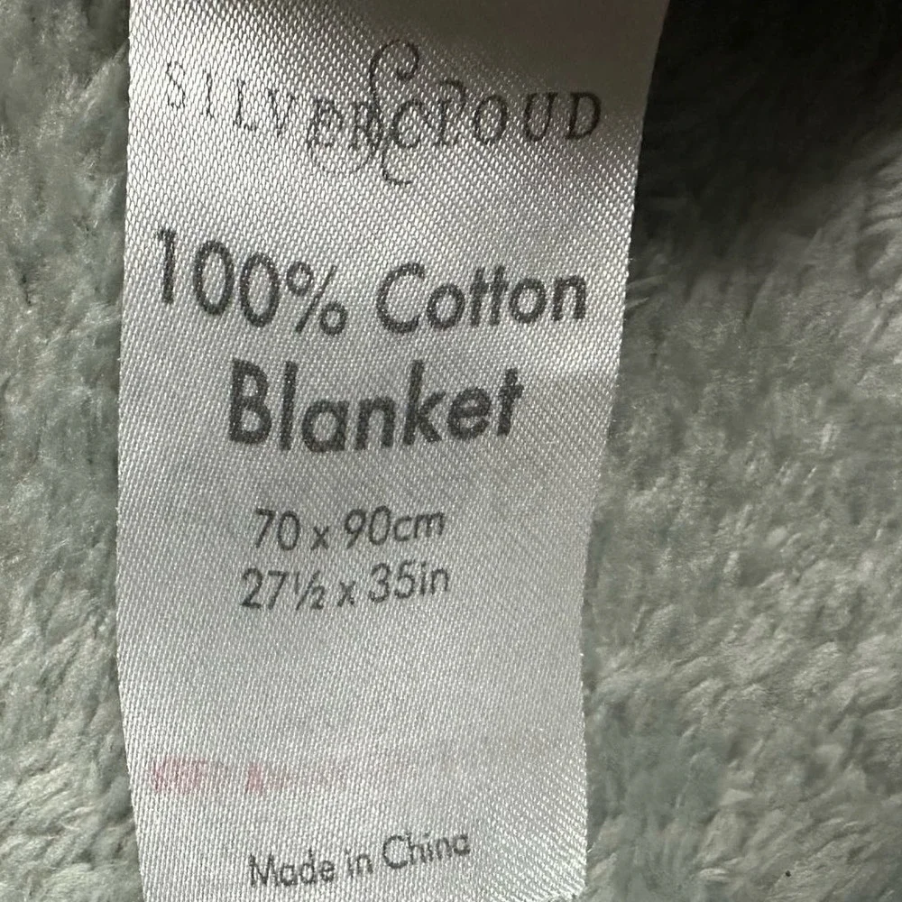 Silver Cloud 100% Cotton Navy Blue 27x35in‎ Knit 